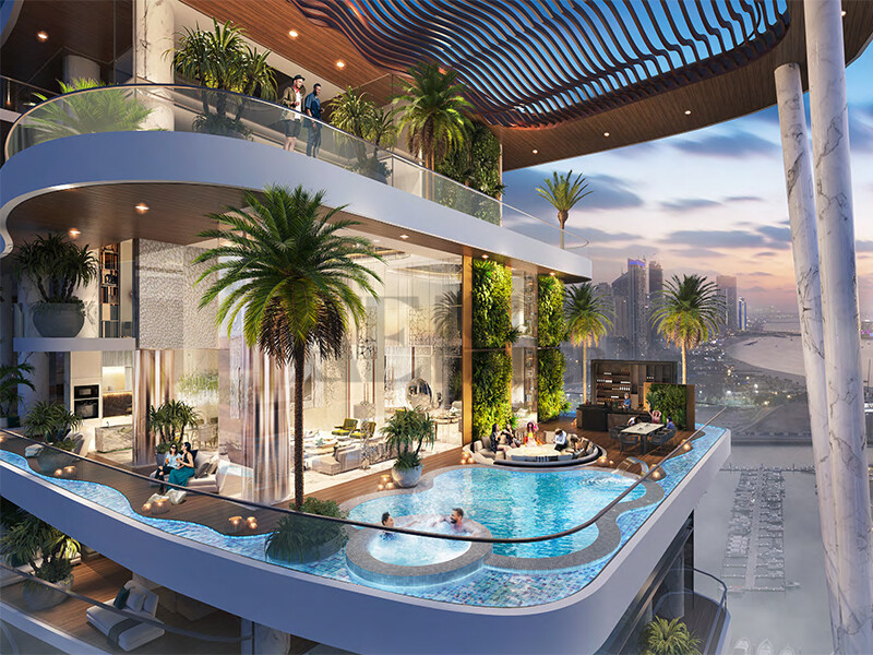 Property for Sale in  - DAMAC Bay 2,Dubai Harbour, Dubai - Designed by Cavalli | Infinity Pool | High ROI